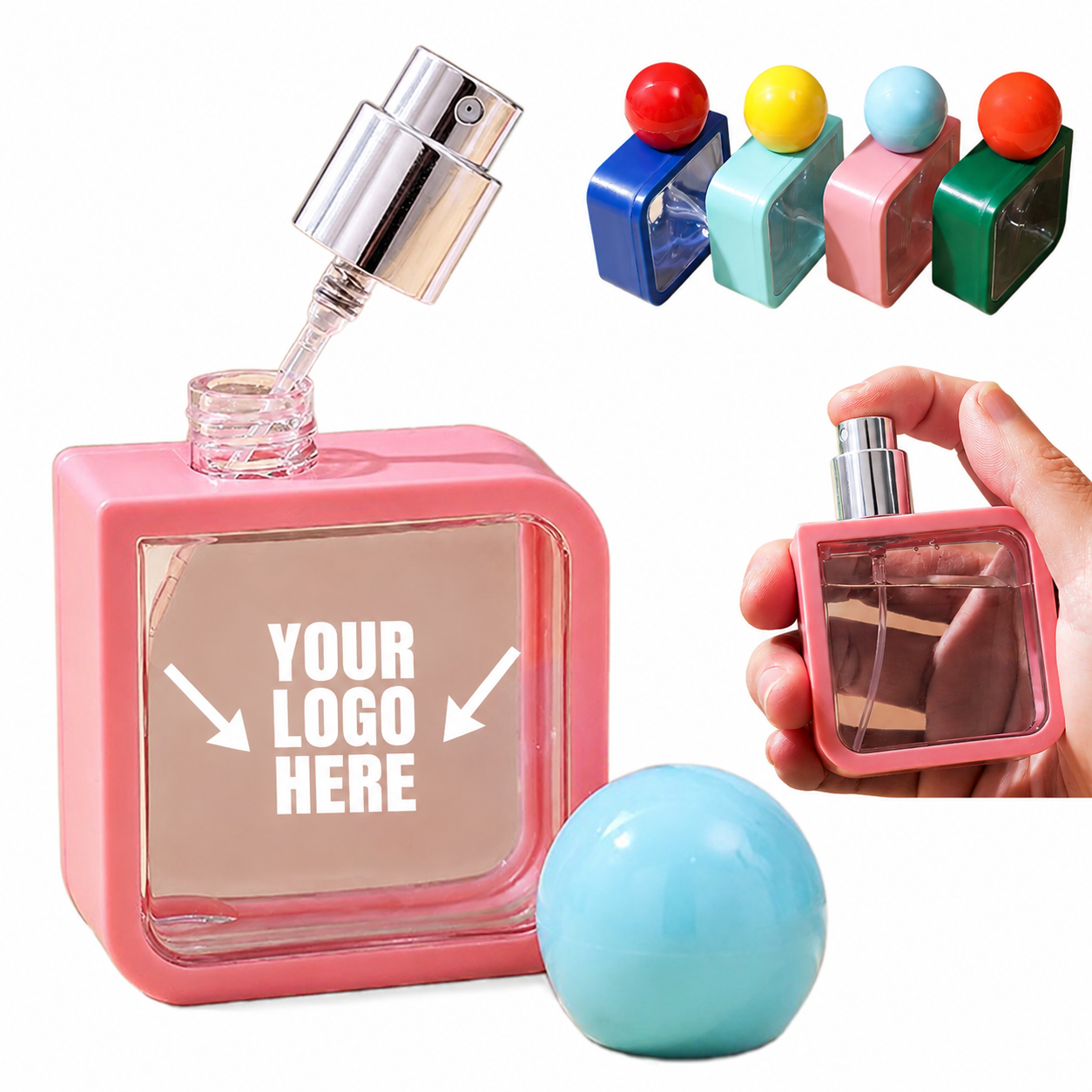 1.3oz Travel Spray Bottle (Portable Refillable Atomizer)