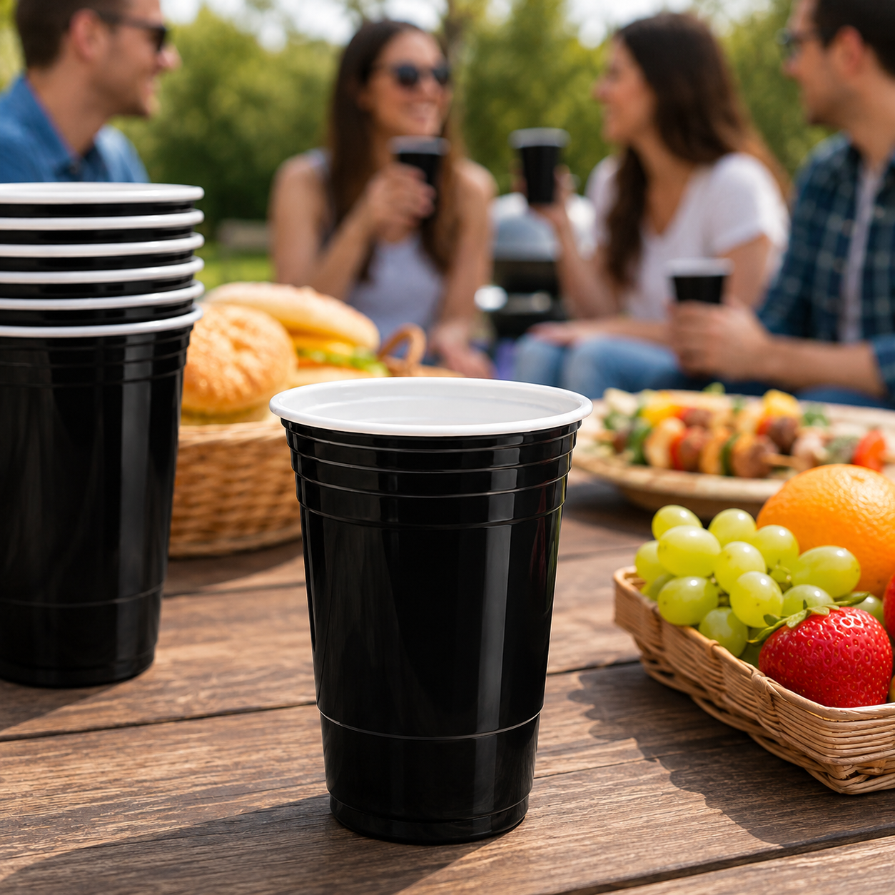 16 Oz Reusable Plastic Party Cup