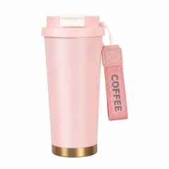 17.9oz Stainless Steel Insulated Coffee Tumbler with Straw Lid