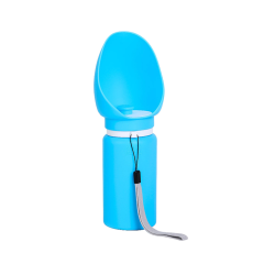 18oz Foldable Pet Outdoor Water Bottle with Clip Bowl