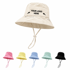 2-in-1 Quick-Dry Convertible Bucket Hat with Mesh Lining