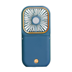 3-in-1 Foldable Mini Fan Power Bank with Phone Stand & Lanyard