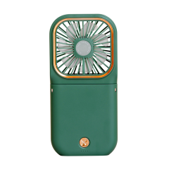 3-in-1 Foldable Mini Fan Power Bank with Phone Stand & Lanyard