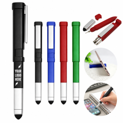 6-In-1 Multifunction Ballpoint Pen With Stylus