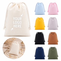 8 Oz Cotton Drawstring Storage Pouch