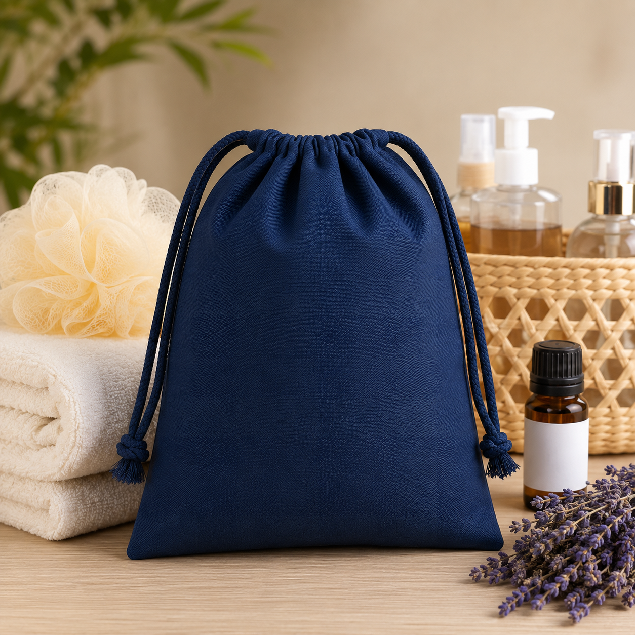 8 Oz Cotton Drawstring Storage Pouch