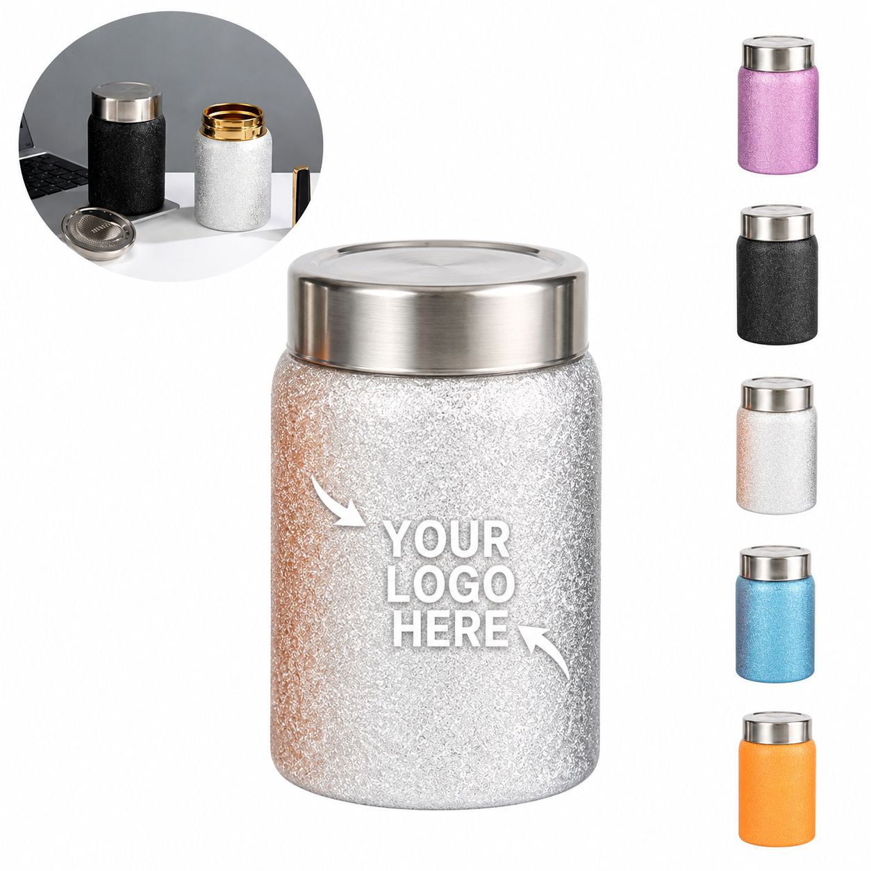 9.5 Oz Double-Wall Stainless Steel Vacuum Tumbler