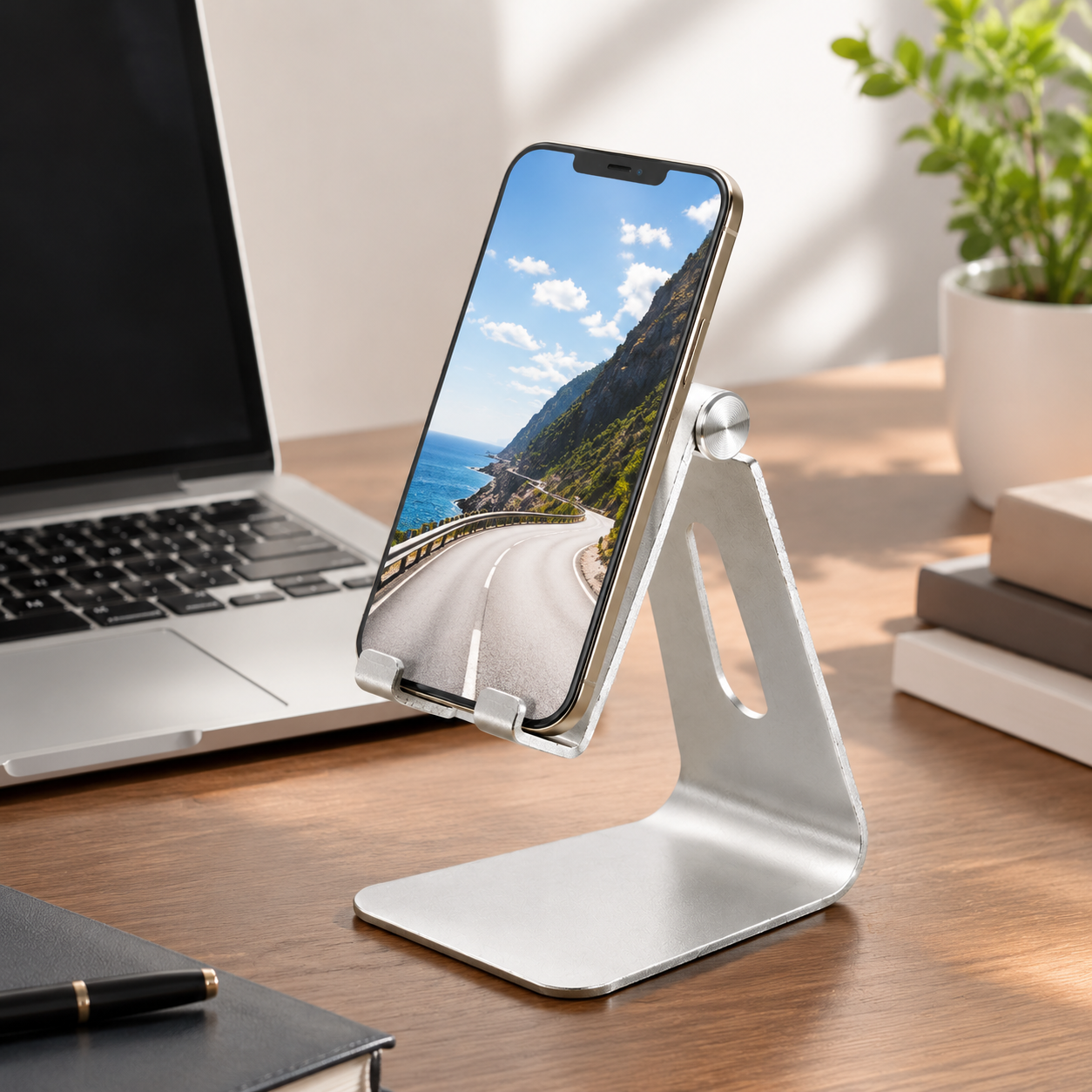 Adjustable Aluminum Alloy Mobile Phone Stand Holder