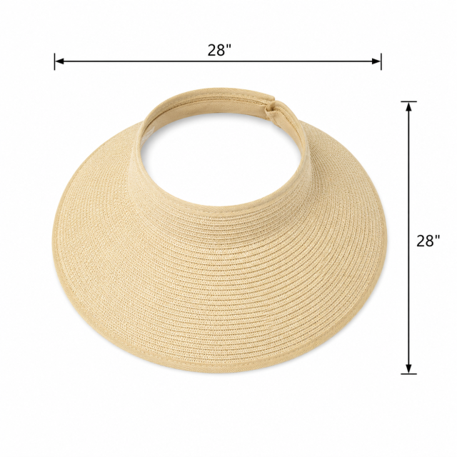Adjustable Foldable Straw Sun Hat