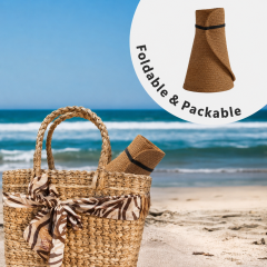 Adjustable Foldable Straw Sun Hat