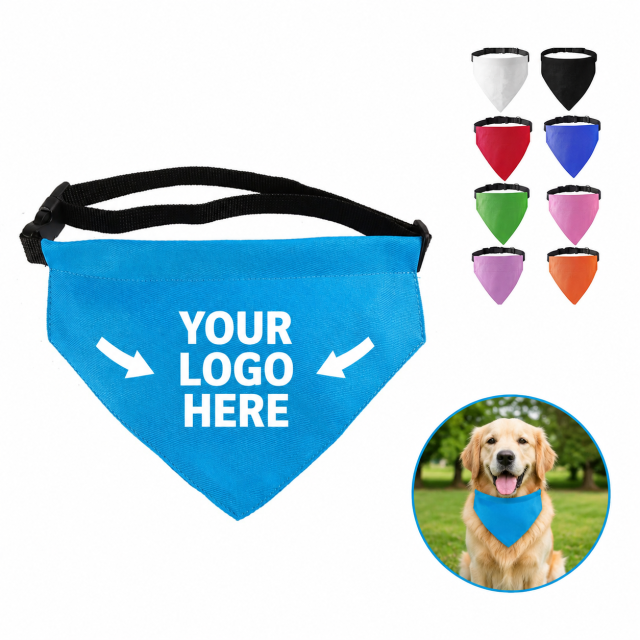 Adjustable Pet Bandana Collar Scarf