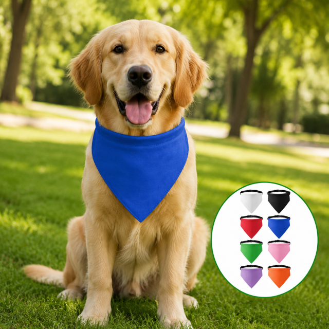 Adjustable Pet Bandana Collar Scarf