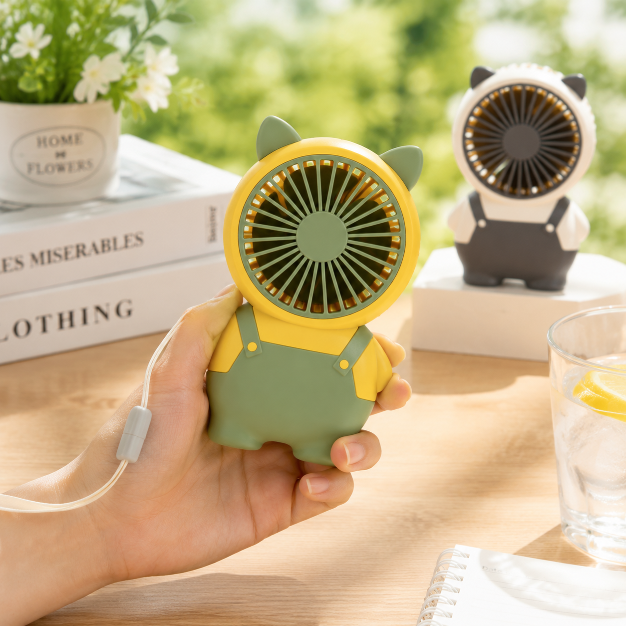 Adorable Rechargeable Mini Handheld Fan Series