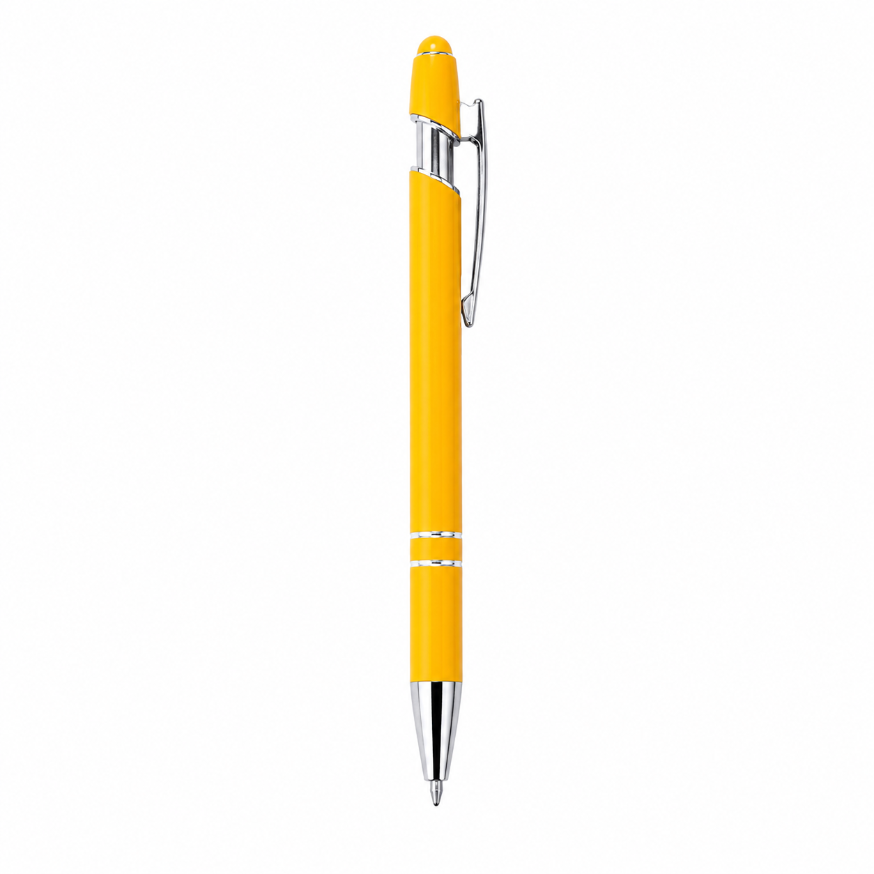 Aluminum Stylus Push-Action Ballpoint Pen