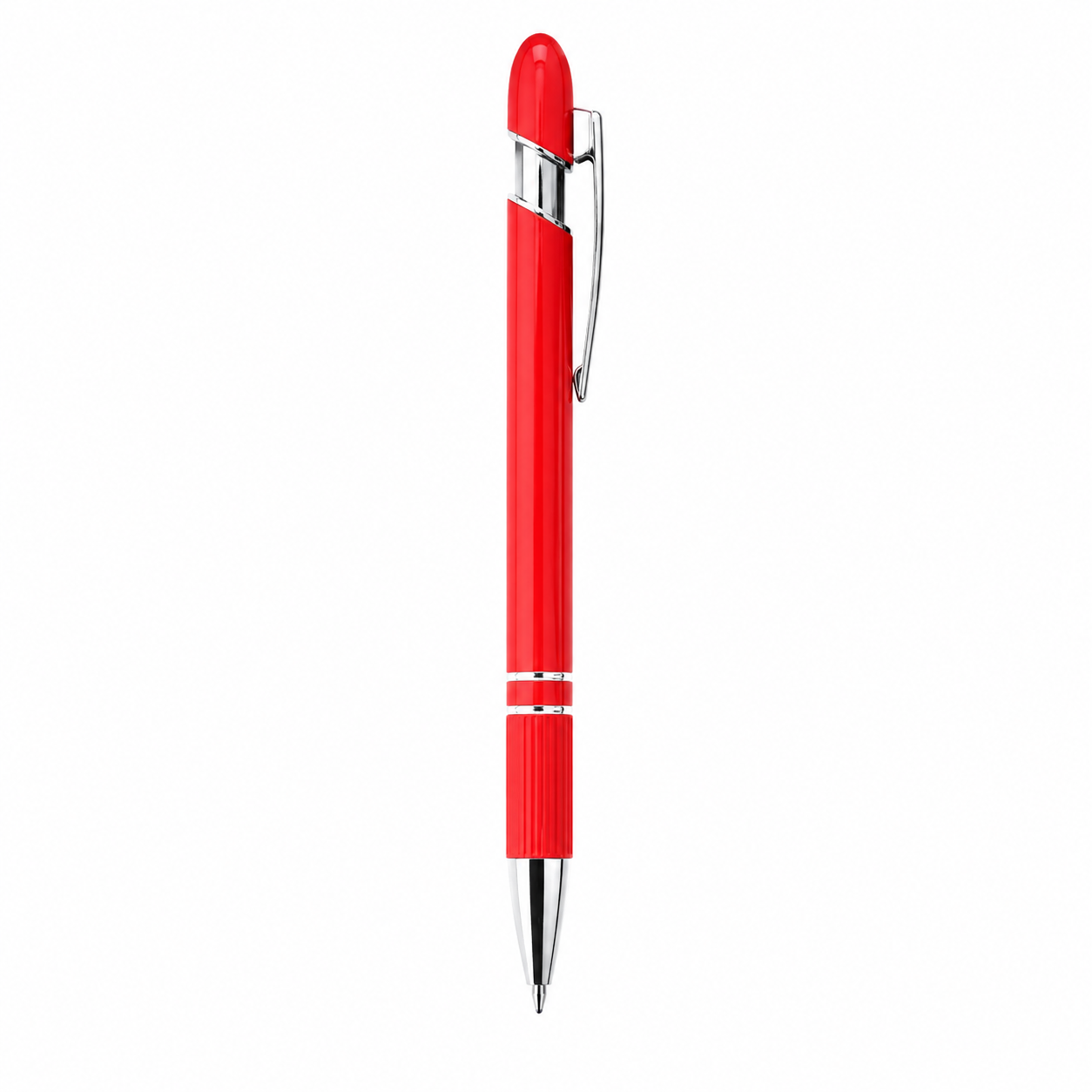 Aluminum Stylus Push-Action Ballpoint Pen