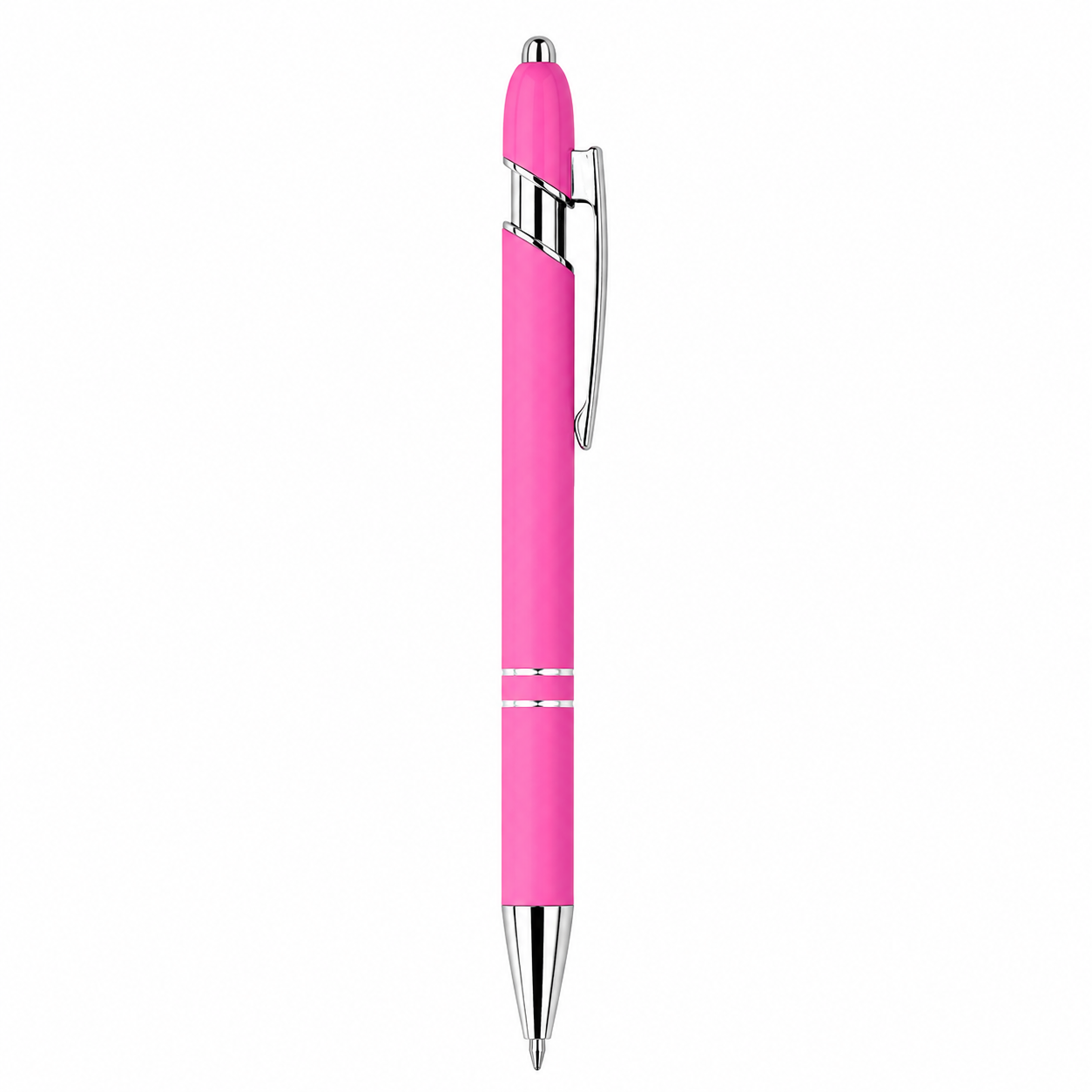 Aluminum Stylus Push-Action Ballpoint Pen