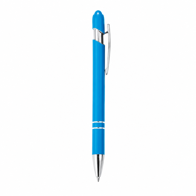 Aluminum Stylus Push-Action Ballpoint Pen