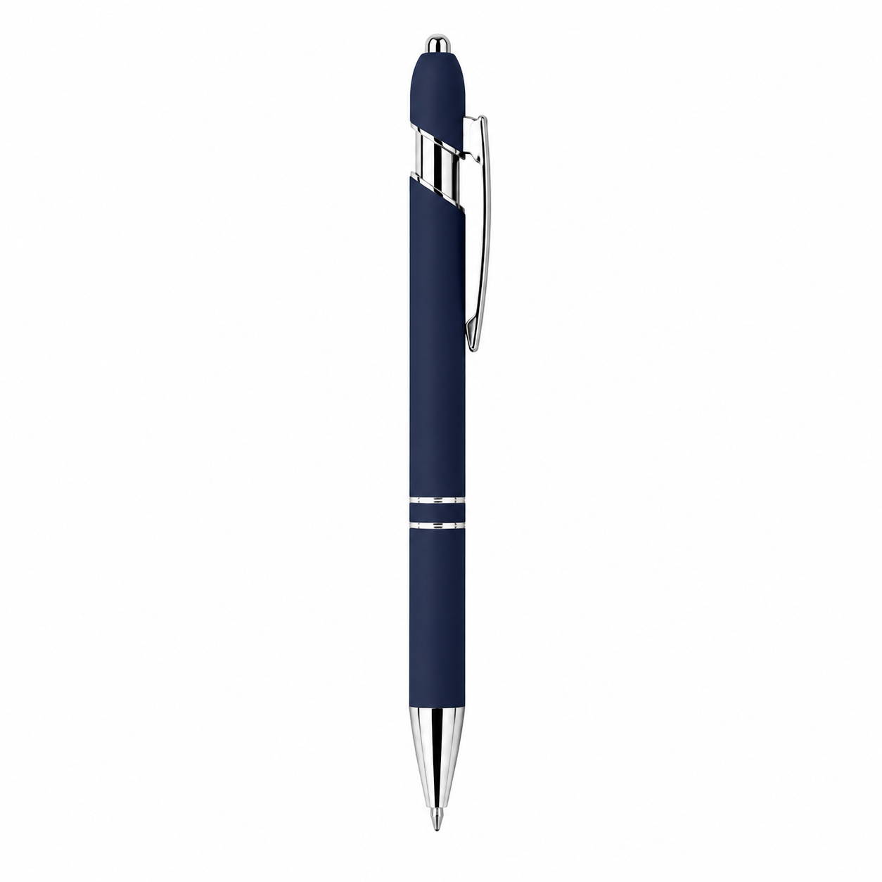 Aluminum Stylus Push-Action Ballpoint Pen