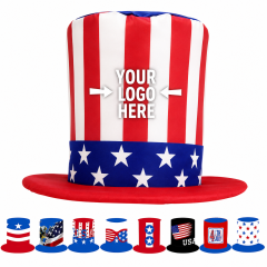 American Independence Day Patriotic Top Hat