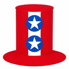 American Independence Day Patriotic Top Hat