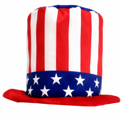 American Independence Day Patriotic Top Hat