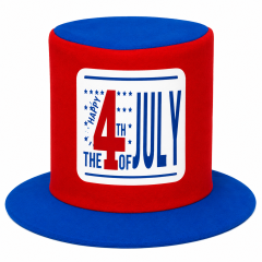 American Independence Day Patriotic Top Hat