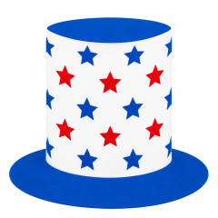 American Independence Day Patriotic Top Hat