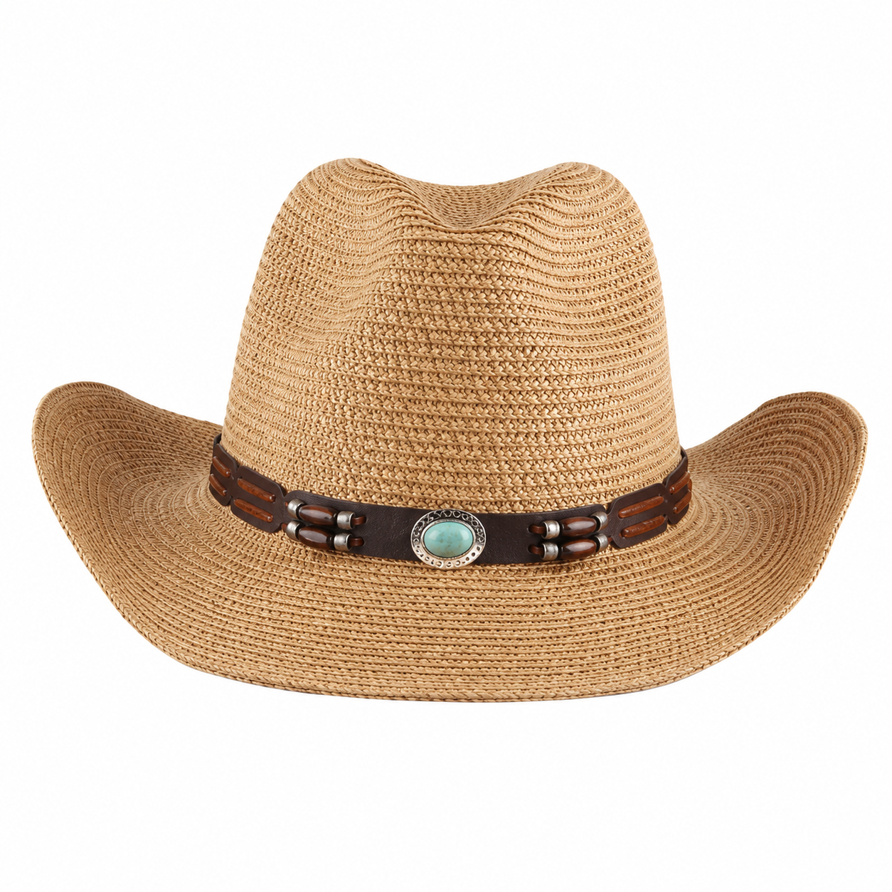 Breathable Western Straw Cowboy Sun Hat