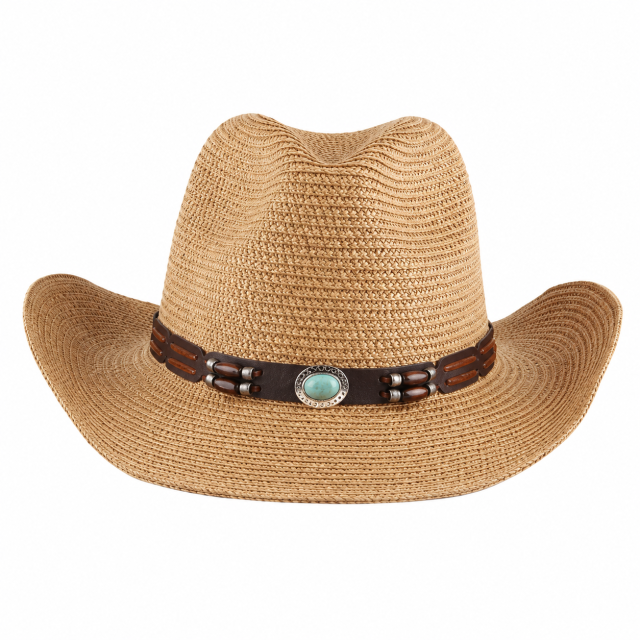 Breathable Western Straw Cowboy Sun Hat