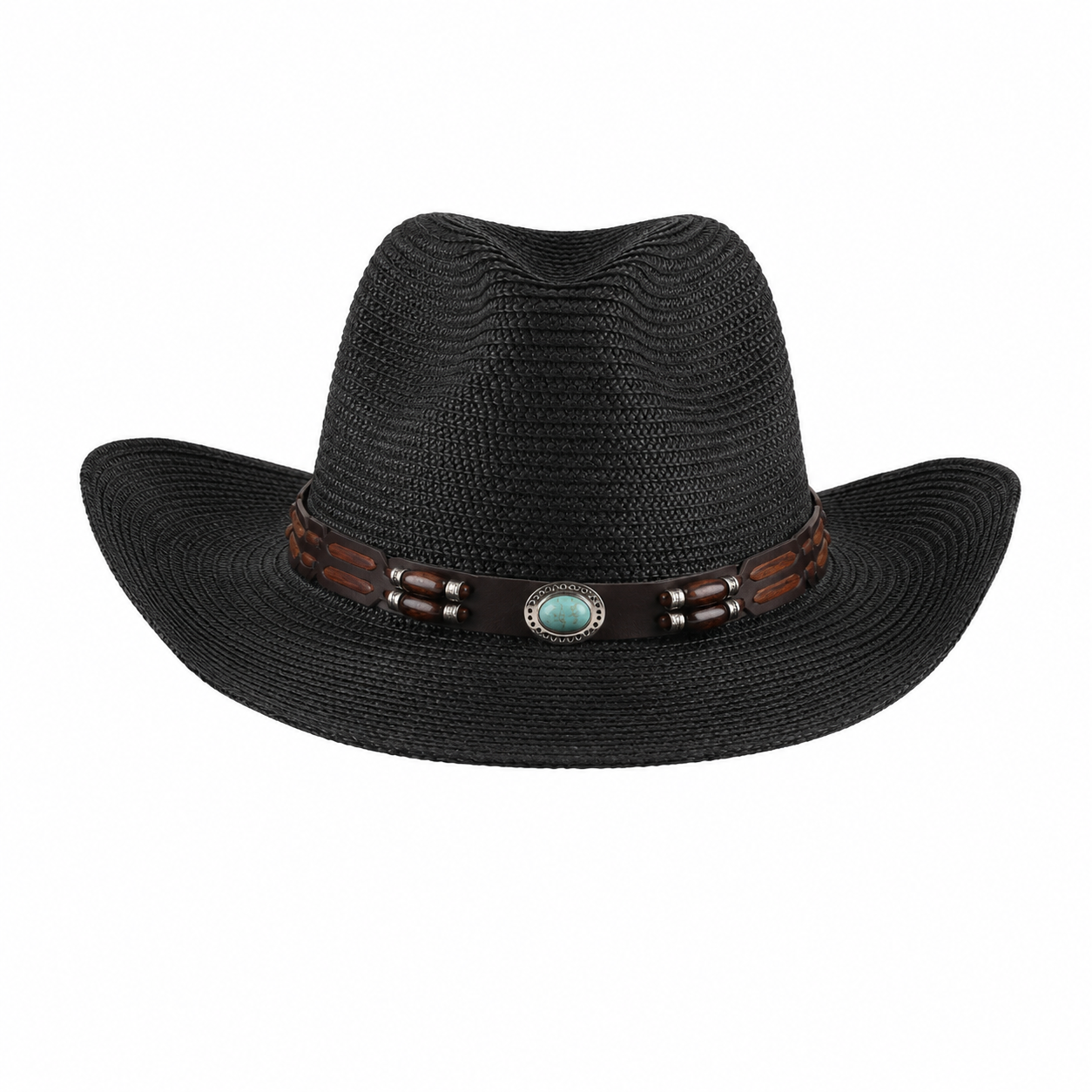 Breathable Western Straw Cowboy Sun Hat