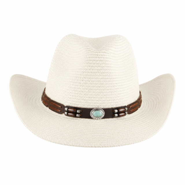 Breathable Western Straw Cowboy Sun Hat