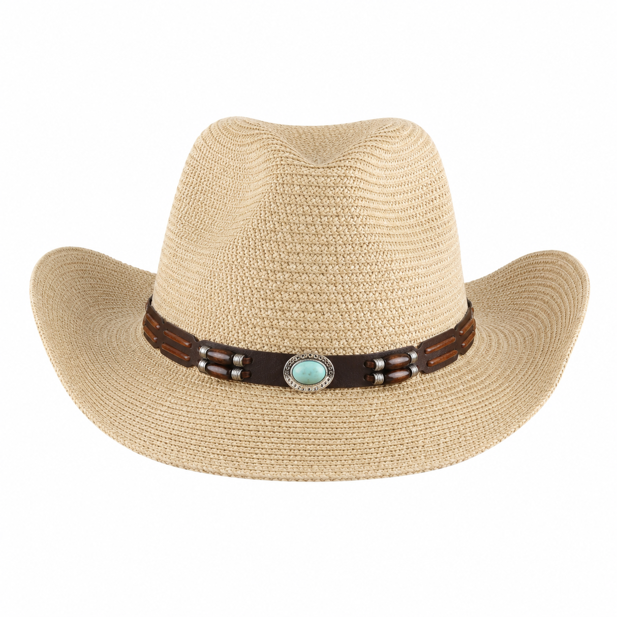 Breathable Western Straw Cowboy Sun Hat