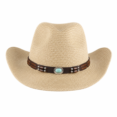 Breathable Western Straw Cowboy Sun Hat