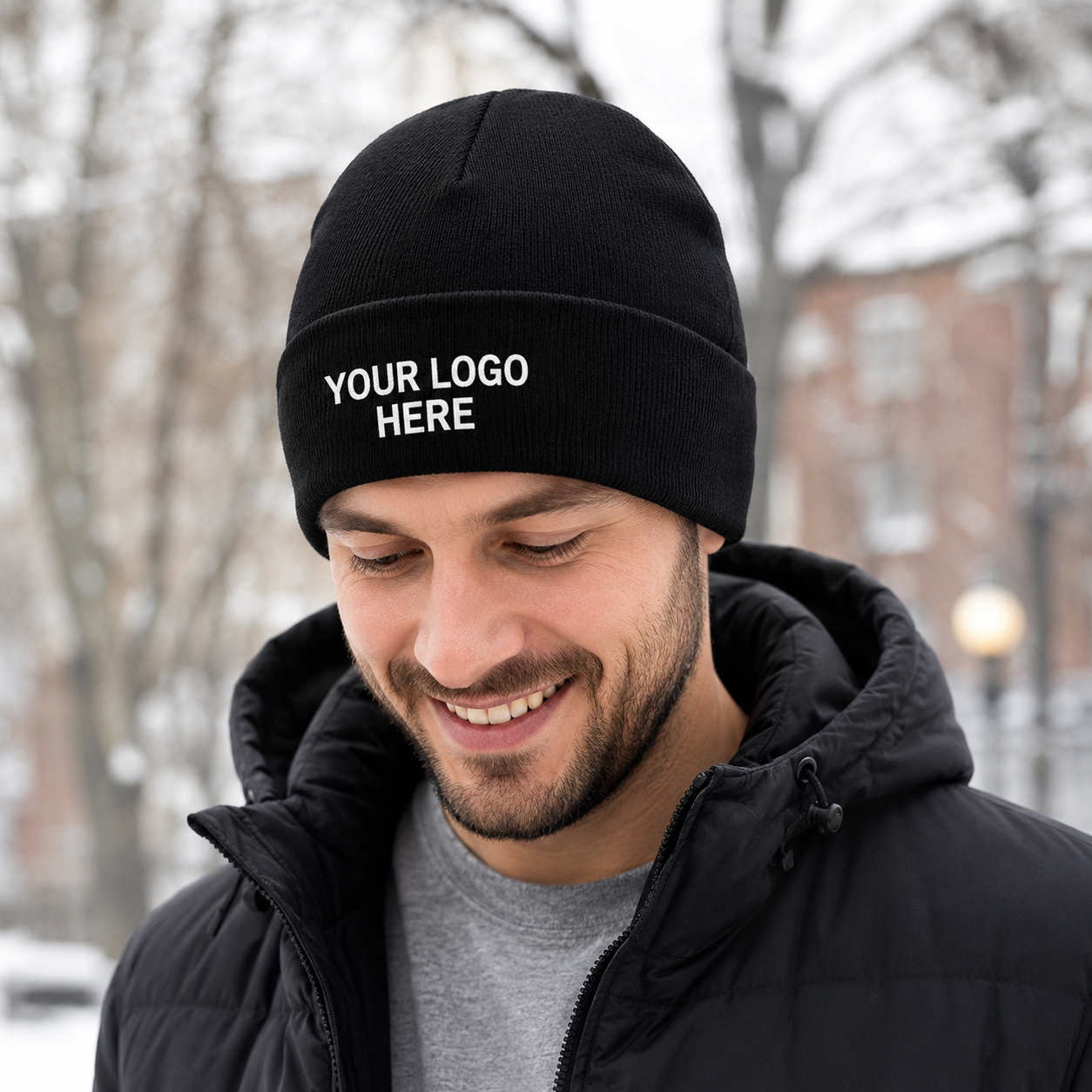 Brimless Ear-Cover Winter Warm Cap