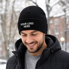 Brimless Ear-Cover Winter Warm Cap