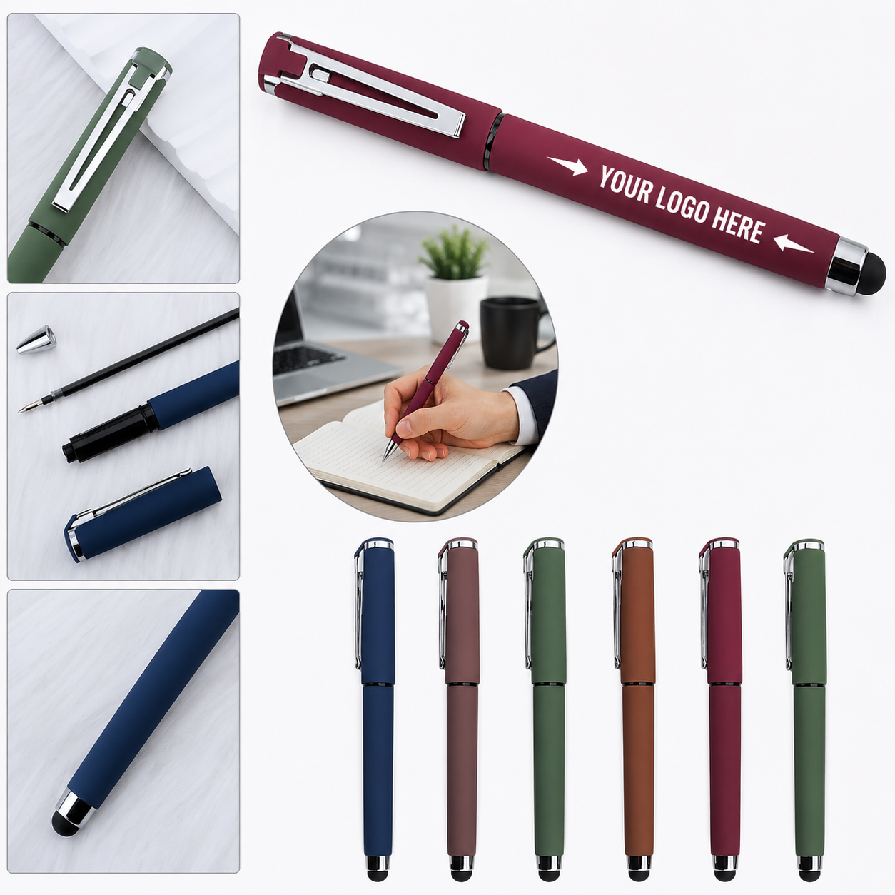 Business Gel Pen With Touchscreen Stylus