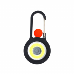 COB LED Carabiner Safety Flashlight