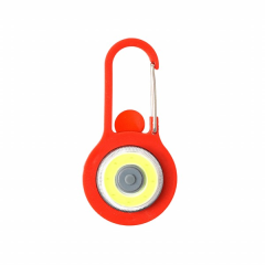 COB LED Carabiner Safety Flashlight