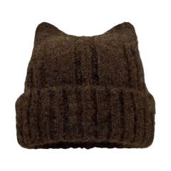 Cat Ear Knit Beanie Hat