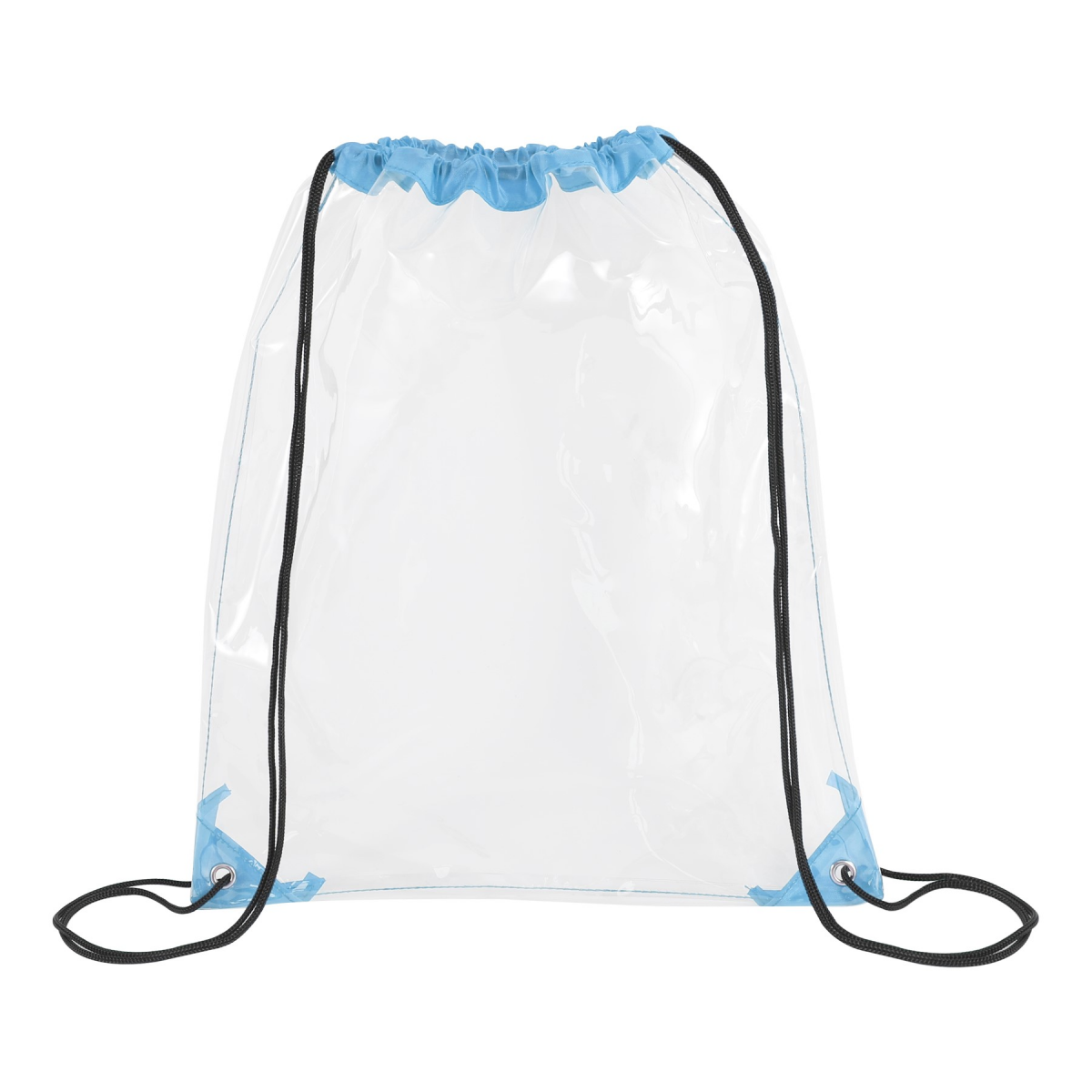 Clear PVC Drawstring Backpack Bag
