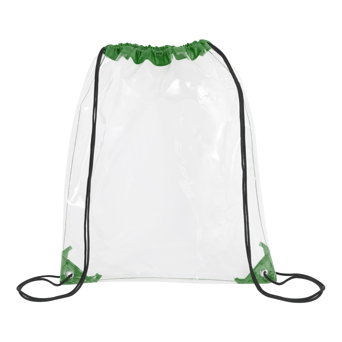 Clear PVC Drawstring Backpack Bag