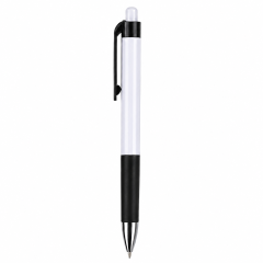 Click-Action Ballpoint Pen With Rubber Grip