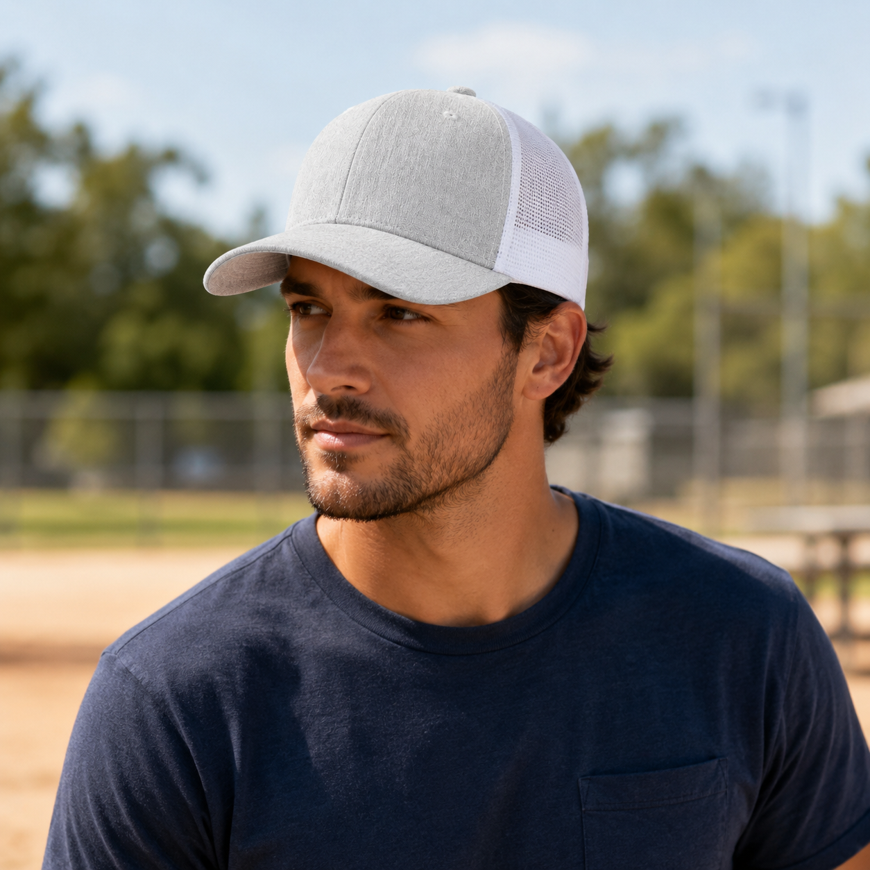 Colored Mesh Trucker Baseball Cap