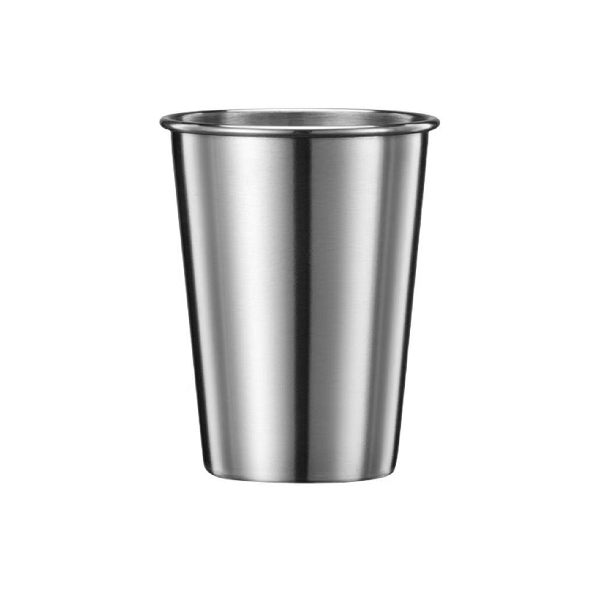 Commercial-Grade 304 Stainless Steel Stackable Pint Cup 17oz - Durable Metal Drinkware