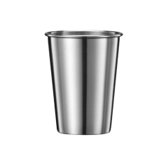 Commercial-Grade 304 Stainless Steel Stackable Pint Cup 17oz - Durable Metal Drinkware