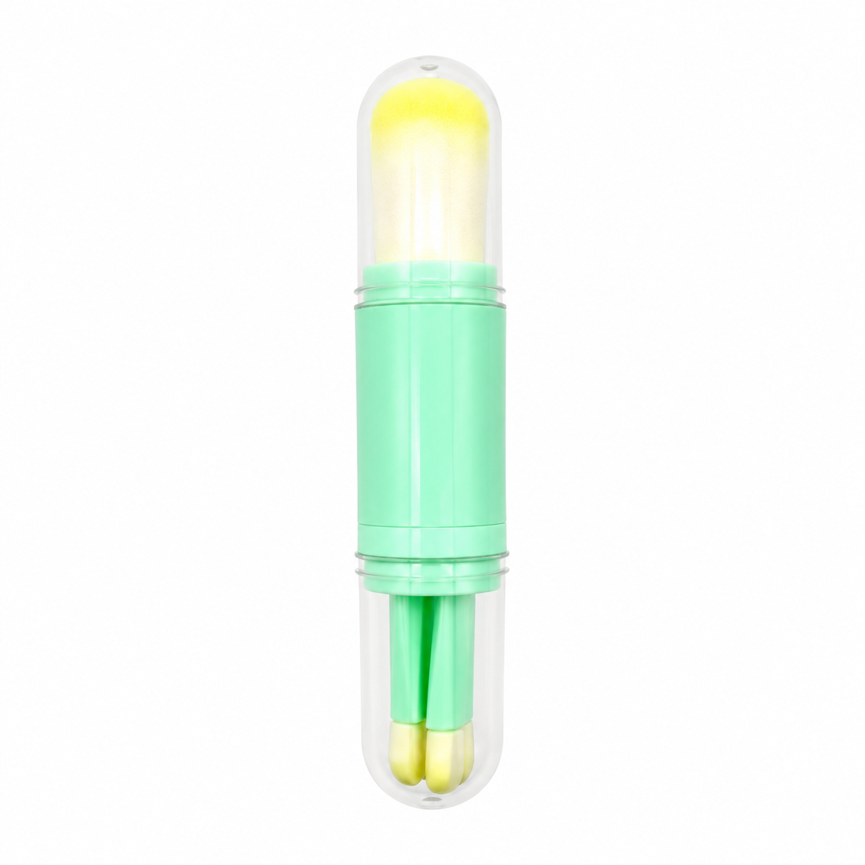 Compact Makeup Brush Set With Protective Case