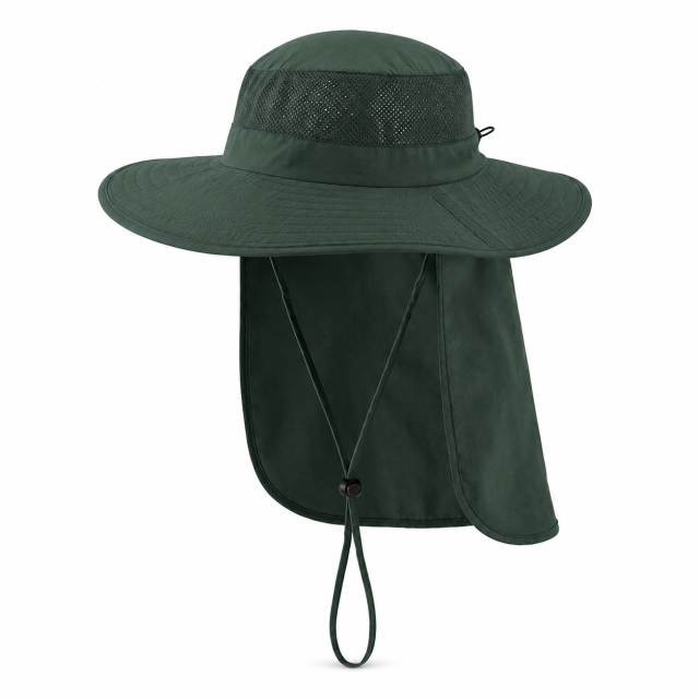 Cotton UPF50+ Bucket Hat - Adjustable Sun Protection Hat