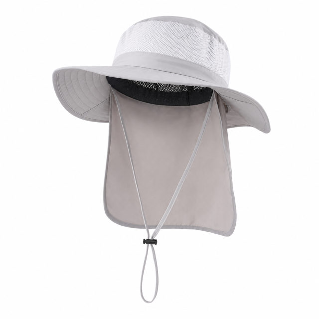 Cotton UPF50+ Bucket Hat - Adjustable Sun Protection Hat