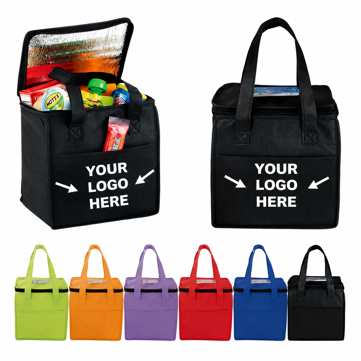 Cube Non-Woven Insulated Cooler Lunch Bag