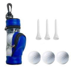 Custom Portable Golf Ball Bag With Tees And Golf Balls